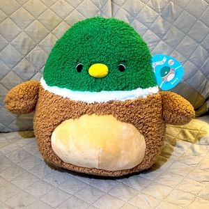 12 inch Squishmallow Fuzz-A-Mallow Avery Duck new with tags
